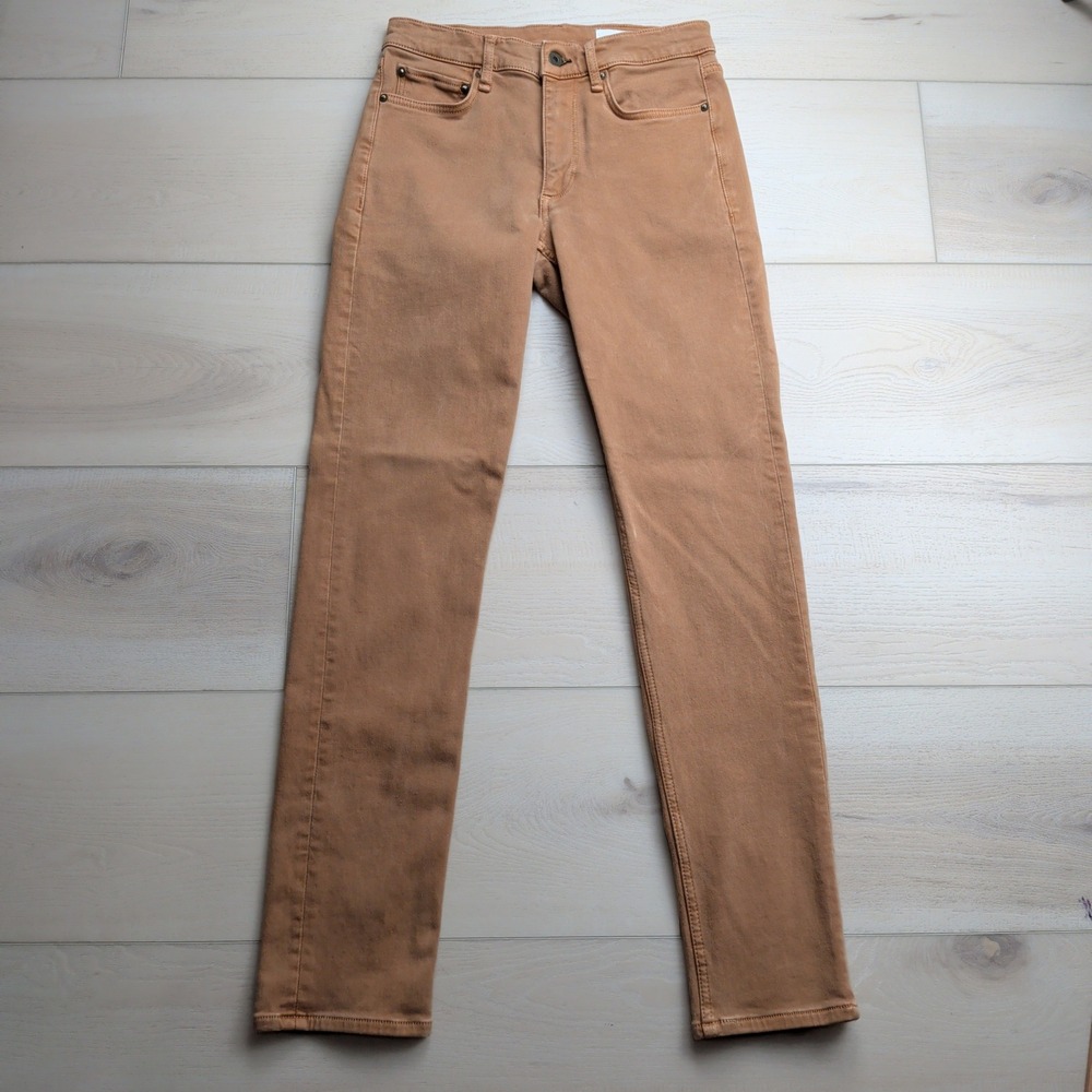 Rag & Bone Fit 2 Slim Jeans Mens 28 Tobacco Brown 28x32